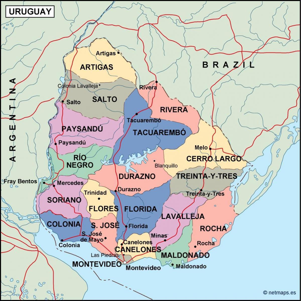 Карта Малдонадо, Уругвај