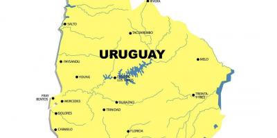 Карта реке Уругвај 